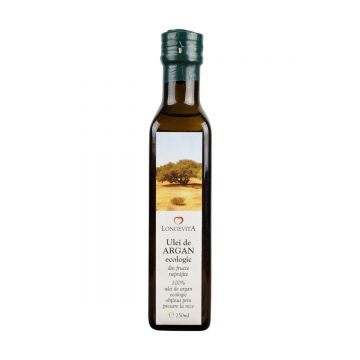 Ulei de argan presat la rece Bio, 250ml, Longevita