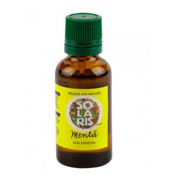 Ulei esential de menta, 30ml, Solaris