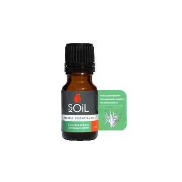 Ulei esential Palmarosa 100% Organic- Ecocert, 10ml, Soil