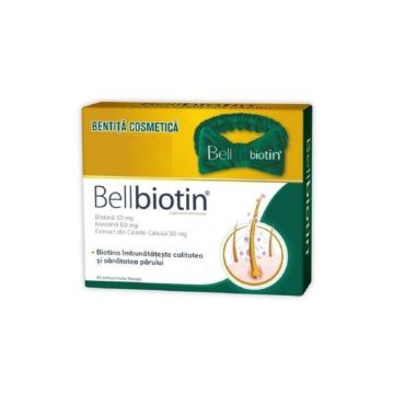 Bellbiotin, 30 comprimate + Bentita, 1 bucata, Zdrovit