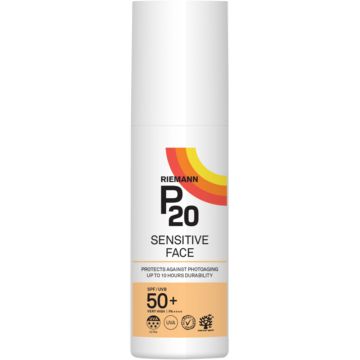 Crema de fata cu protectie solara SPF 50+ P20 Sensitive, 50ml, Riemann