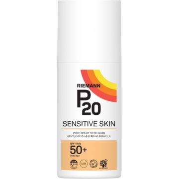 Crema de fata si corp cu factor de protectie SPF 50+ P20 Sensitive, 200ml, Riemann