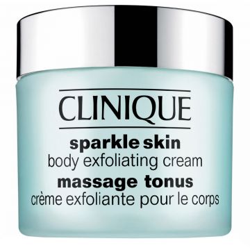 Crema exfolianta de corp pentru toate tipurile de piele Sparkle Skin, 250ml, Clinique