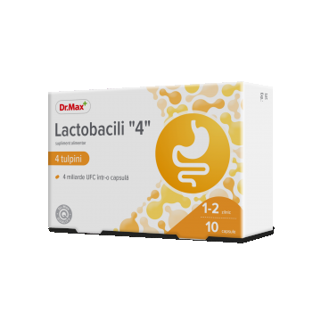 Dr.Max Lactobacili 4 , 10 capsule