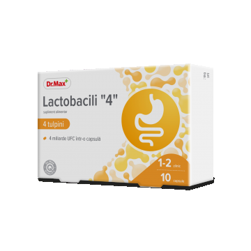 Dr. Max Lactobacili 4 , 10 capsule