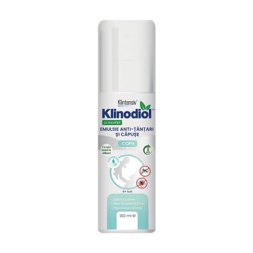 Emulsie anti-tantari si capuse pentru copii 6+ luni Klinodiol, 100ml, Klintensiv