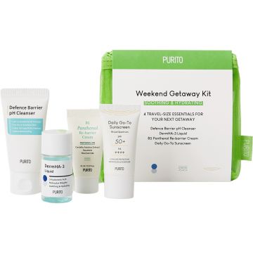 Kit Weekend Getaway, 4 produse travel size, Purito