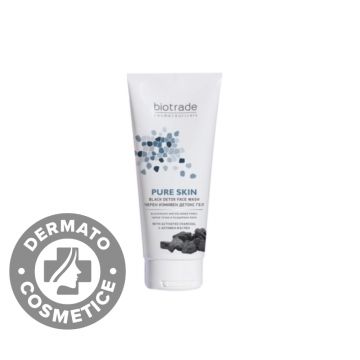 Pure Skin Detox gel negru de curatare, 200ml, Biotrade