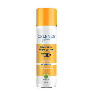 Spray lotiune pentru protectie solara Herbal SPF30, 150ml, Celenes