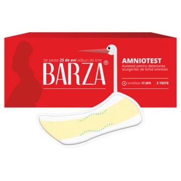 Autotest pentru detectarea scurgerilor de lichid amniotic, 3 teste, Barza