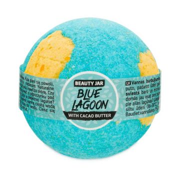 Bila de baie efervescenta cu unt de cacao Blue Lagoon, 150g, Beauty Jar