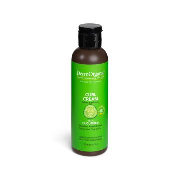 Crema modelatoare pentru par cret 70% Organic, 150ml, DermOrganic