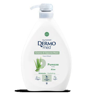 Dispenser Sapun lichid crema cu Aloe, 1000ml, Dermomed