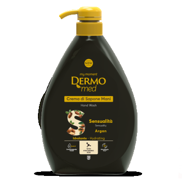Dispenser Sapun lichid crema cu argan, 1000ml, Dermomed