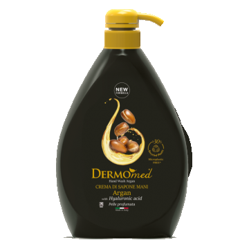 Dispenser Sapun lichid crema cu argan, 1000ml, Dermomed