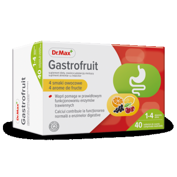 Dr. Max Gastrofruit, 40 comprimate masticabile