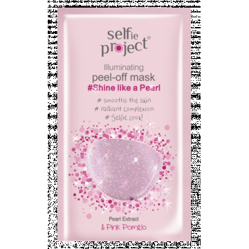 Masca exfolianta iluminanta Galaxy Shine Like A Pearl, 12ml, Selfie Project