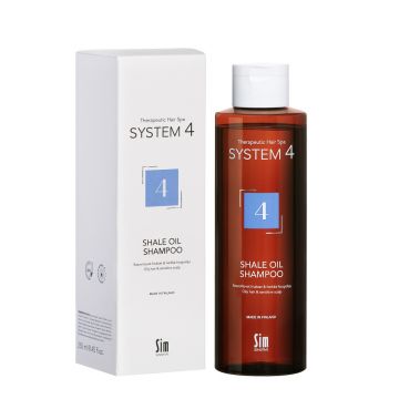 Sampon cu Kerogen 4 pentru scalp gras seboreic, sensibil si iritat System 4 Therapeutical Hair Spa, 250ml, Sim Sensitive