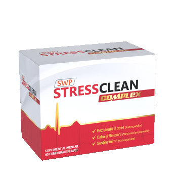 Stressclean Complex, 60 comprimate filmate, Sun Wave Pharma