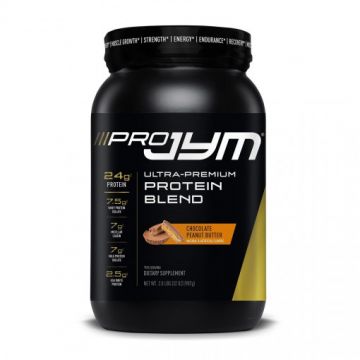 Ultra-Premium protein blend cu aroma de ciocolata si unt de arahide Pro Jym, 907g, JYM