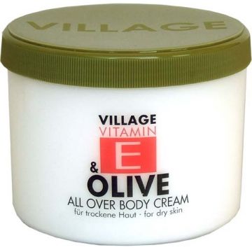 Crema corp E olive 500ml - VILLAGE COSMETICS