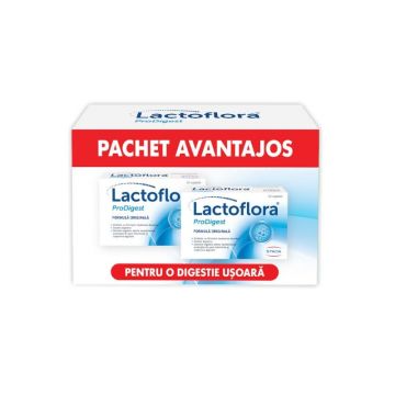 Pachet Lactoflora Prodigest, 10 + 10 capsule, Stada