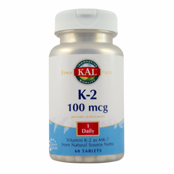 Vitamin K2 100mcg 60cp - KAL