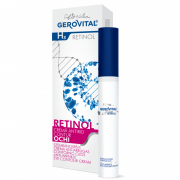Crema contur ochi antirid 15ml - GEROVITAL H3 RETINOL