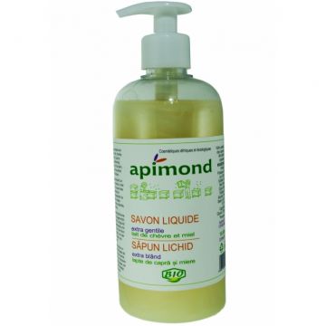 Sapun lichid lapte capra miere bio 500ml - APIMOND