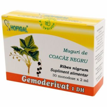 Gemoderivat coacaz negru muguri 30x1,5ml - HOFIGAL