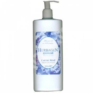 Sapun lichid facial albastrele 500ml - HERBAGEN
