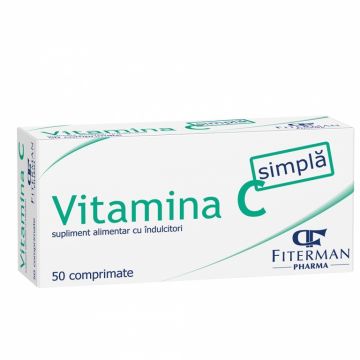 Vitamina C simpla 50cp - FITERMAN