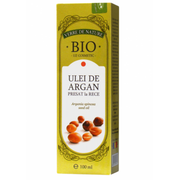 Ulei argan presat la rece bio cosmetic spray 100ml - VERRE DE NATURE