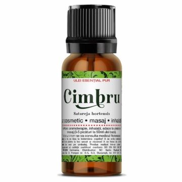 Ulei esential cimbru uz extern 10ml - SANTO RAPHAEL