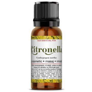 Ulei esential citronella uz extern 10ml - SANTO RAPHAEL