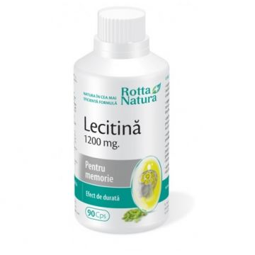 Lecitina 1200mg 90cps - ROTTA NATURA