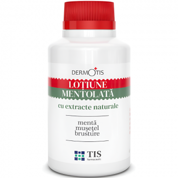 Lotiune mentolata cu extracte naturale DermoTis 100ml - TIS