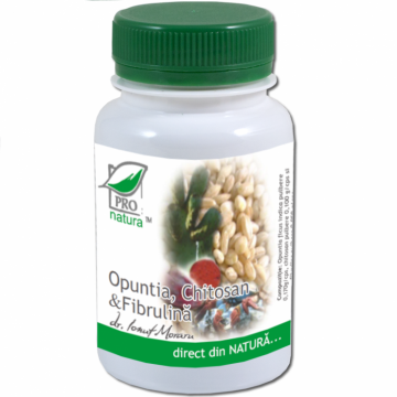 Opuntia chitosan fibrulina 60cps - MEDICA