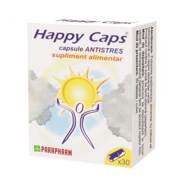 Pachet Happy caps antistres 2x30cps - PARAPHARM