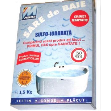 Sare baie sulfoiodurata 750g - MINESA