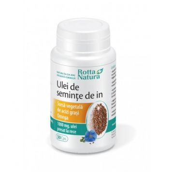 Ulei seminte in 1000mg 30cps - ROTTA NATURA