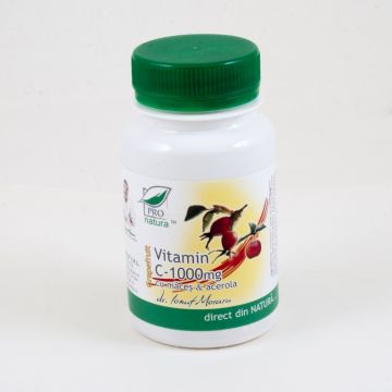 Vitamina C 1000mg maces acerola grepfrut 10cp - MEDICA