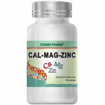 Calciu Mg Zn 30cp - COSMO PHARM