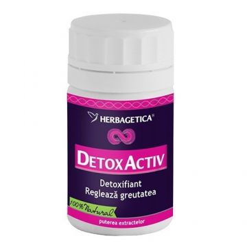 Detox activ 30cps - HERBAGETICA