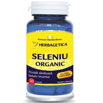 Seleniu organic 30cps - HERBAGETICA