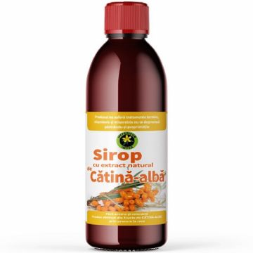 Sirop catina alba cu zahar invertit 500ml - HYPERICUM PLANT