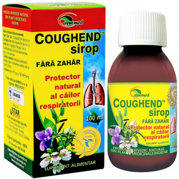 Sirop Coughend fara zahar 100ml - AYURMED