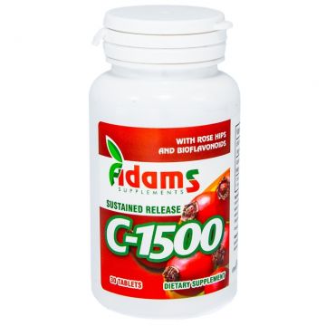 Vitamina C 1500mg macese 30cp - ADAMS