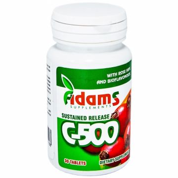 Vitamina C 500mg macese 30cp - ADAMS