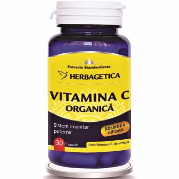 Vitamina C organica 30cps - HERBAGETICA